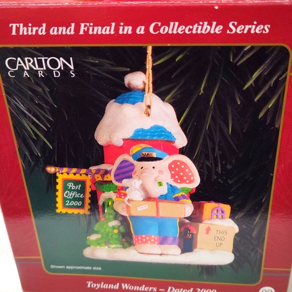 2000 Carlton Cards Toyland Wonders Christmas Ornament Rare Vintage Call outs - Picture 3 of 13